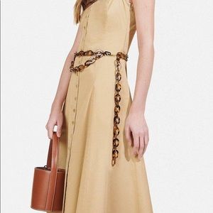 Staud Tortoise Chain Belt